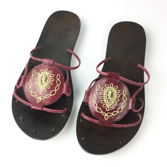Sam Edelman Shoes - [ SOLD ] Sam Edelman > Embroidered Leather Sandals